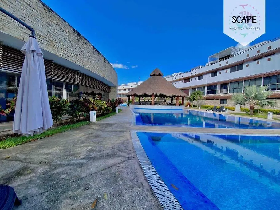 Ideal & Calido Apartamento De 3 Pisos Roof & Gym Cancún Prázdninový dům