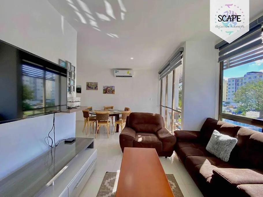 Prázdninový dům Ideal & Calido Apartamento De 3 Pisos Roof & Gym Cancún