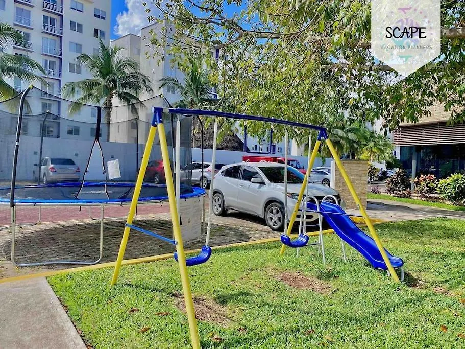 Prázdninový dům Ideal & Calido Apartamento De 3 Pisos Roof & Gym Cancún