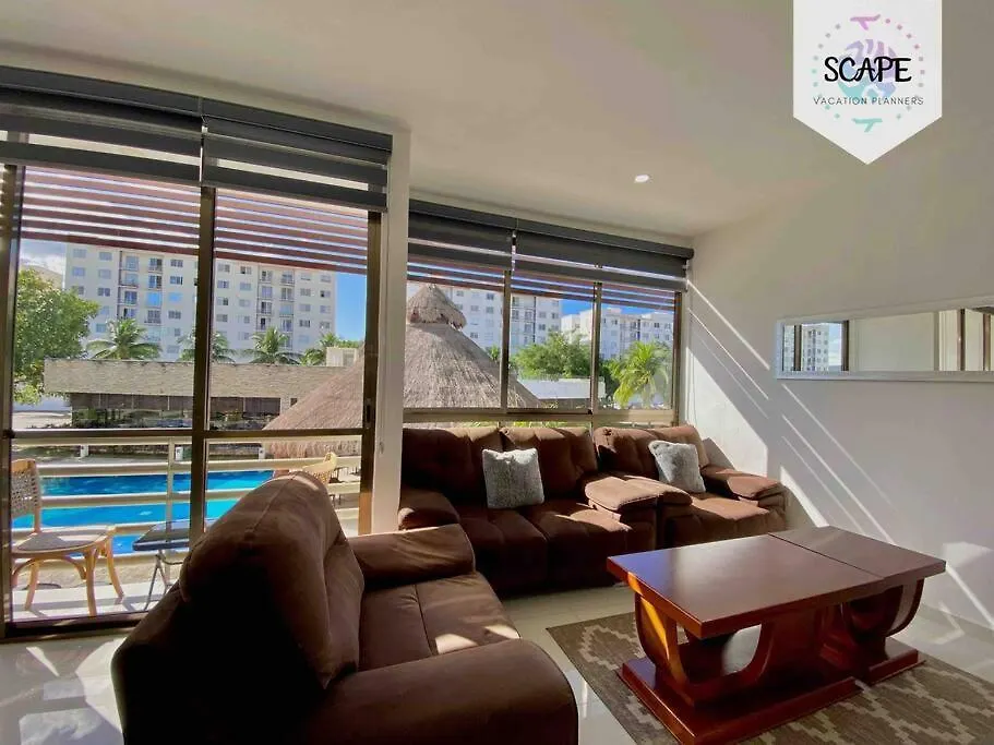Ideal & Calido Apartamento De 3 Pisos Roof & Gym Cancún Prázdninový dům