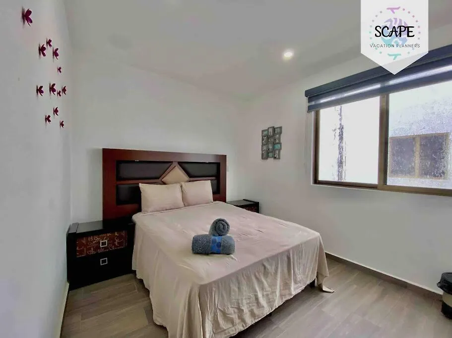 Дом отдыха Ideal & Calido Apartamento De 3 Pisos Roof & Gym Канкун